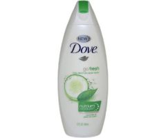 Body Wash Dove Cool Moisture Liquid  Bottle Cucumber Green Tea Scent
