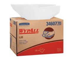 Task Wipe WypAll L20 Light Duty White NonSterile 4 Ply Tissue 12-1/2 X 16-4/5 Inch Disposable