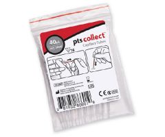 PTS Diagnostics Capillary Blood Collection Tube Micro-hematocrit Plain 40 L Black Stripe