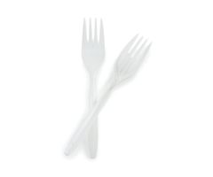 Fork McKesson Medium Weight White Polypropylene