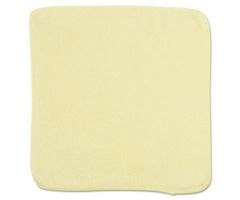 Microfiber Cleaning Cloths, 12 x 12, Yellow, 24/Bag