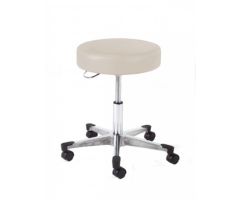 Stool, D Release, Alum Base Backrest, Foot Ring, Pearl