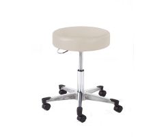 Stool W/Bck & Alum Bse, W Gry Warm Gray