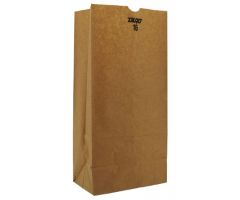 Grocery Bag Duro Brown Kraft Recycled Paper 16 lbs.