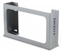 Glove Box Holder Vertical Mounted 3-Box Capacity Silver 4 X 10 X 18 Inch Steel