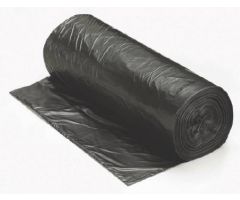 Trash Bag Colonial Bag 60 gal. Black HDPE 22 Mic. 38 X 58 Inch X-Seal Bottom Coreless Roll