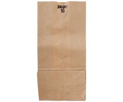 Grocery Bag Duro Brown Kraft Recycled Paper 10 lbs.