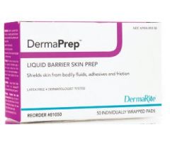 Skin Barrier Wipe DermaPrep  60% Strength Isopropyl Alcohol Individual Packet NonSterile