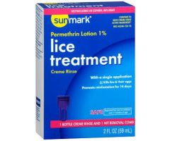 Lice Treatment Kit sunmark 2 oz. Bottle Scented