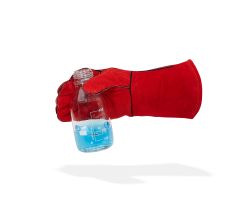 HotGuard Autoclave Gloves, resistant to 260C (500F), 14 x 7in (36 x 18cm), red, 1 pair
