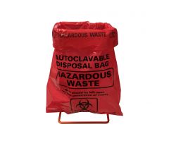 Wire rack stand for 8.5 x 11" autoclave bags