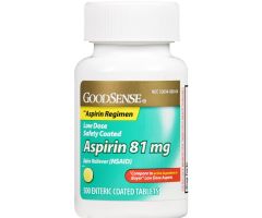 GoodSense Aspirin 81 Mg Enteric Safety Coated Tablets - No Ctn 500 Ct
