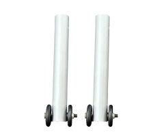 Rear Anti-tippers for Aluminum 24" Wheelchair ,AC-1604