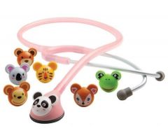Adimal Adscope Pediatric Stethoscope, Pink, 22"