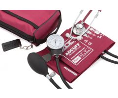 Aneroid Blood Pressure with Dual Head Stethoscope, Magenta