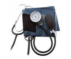 Aneroid Sphygmomanometer Blood Pressure Kit, Large Adult, Navy