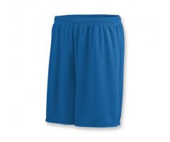 100% Polyester Adult Shorts, Royal, Size L