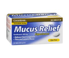 GoodSense Mucus Relief 400 Mg Tablets Child Resistant Cap 30 Ct