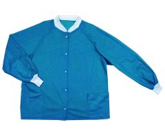 Warm-Up Jacket, Blue, Size M