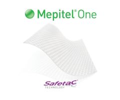 Mepitel One Non-Adherent Soft Silicone Wound Contact Layer, 6.8" x 10" (17 x 25 cm)