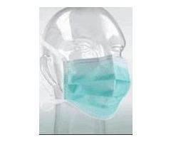 Anti-Fog Medical Face Mask with Tie-Band, Green, ALA42381CS
