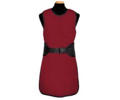 Back Aid Apron, Lightweight, Lead, Burgundy, Size XL