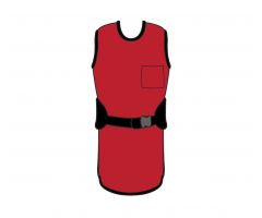Ultralite Apron, Lead-Free, Red, Size M