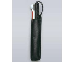 Mobility Cane Pouch - Black Leather