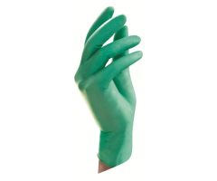 NeoTouch Powder-Free Textured Neoprene Gloves, 9.5", Green, Size M