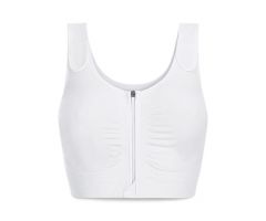 Postsurgical Front-Zip Bra with Adjustable Straps, Size 48/50