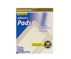 GoodSense Large Adhesive Pads Non Stick (3" X 4") 10 Ct