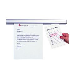 Grip-A-Strip Aluminum Finish 48" x 1.5" Display Rail