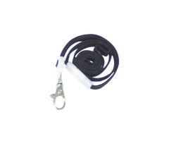 Black Neck Lanyard with Breakaway Connector Black