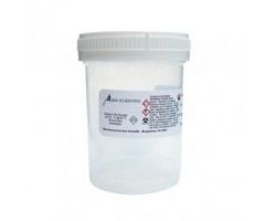 Prefilled 10% Neutral Buffered Formalin, 120 mL Container with Formalock Closure, Half-Filled, Bulk Packaging, 24/Pack, 8 Packs / Case