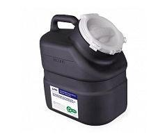 9 gal. Black Sharps Container, with Hinge Top