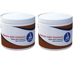 Dynarex Vitamins A & D Ointment, 15 oz Jar (2)