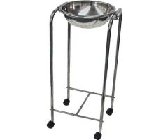 MRI Single Basin, H Brace, 15 1/2" W X 14" D X 37" T, with a 14" dia. Bowl and 4" Deep