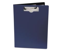 Portfolio Clipboard With Low-Profile Clip, 1/2" Capacity, 8-1/2" x 11", Blue