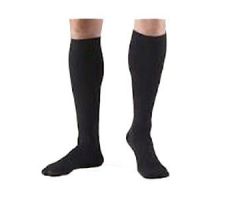 Men's Classic SupportWear Knee-High Mild Compression Socks Medium, Navy