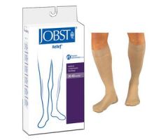 Relief Knee-High, 30-40, Small, Petite, Closed, Beige