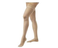 Unisex Relief Thigh-High Extra Firm Compression Stockings, XL, Beige
