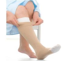 Unisex UlcerCare Knee-High Extra Firm Compression Stockings with Liner