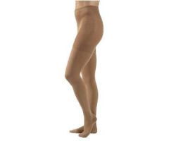 Unisex Relief Waist-High Firm Compression Pantyhose, Closed Toe, Large