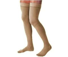 Unisex Relief Thigh-High Compression Stockings Open Toe, Medium