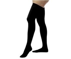 Women's Opaque Thigh-High Firm Compression Stockings Small