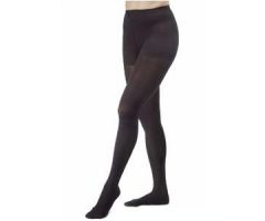 Women's Opaque Firm Compression Pantyhose, Closed Toe, Small
