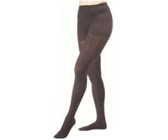 Women's Opaque Firm Compression Pantyhose, Closed Toe, Large