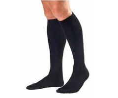 Men Knee-High Extra Firm Compression Socks, Closed Toe, Medium Tall