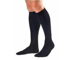 Men Knee-High Compression Socks, Closed Toe, Large Tall