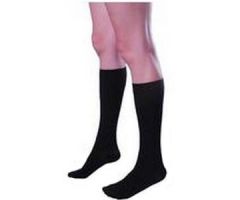 Women's Opaque Knee-High Firm Compression Stockings, Open Toe, Small